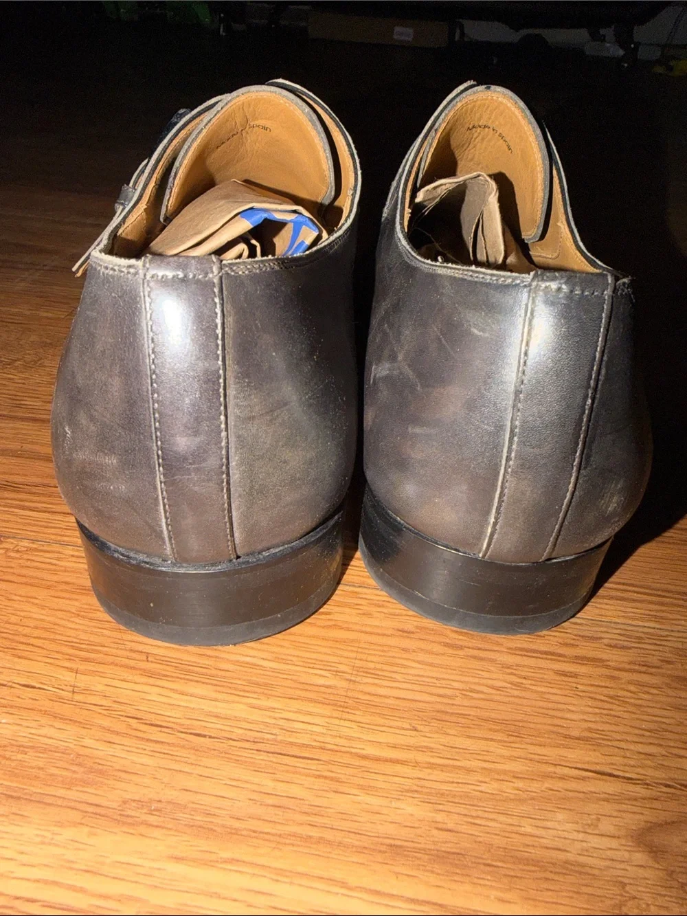 Magnanni Men's Marco II Monk Strap Leather Dress Shoes sz 13